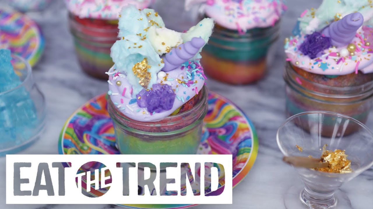 How to Make Lisa Frank Unicorn Cupcakes | Eat the Trend | POPSUGAR Food
