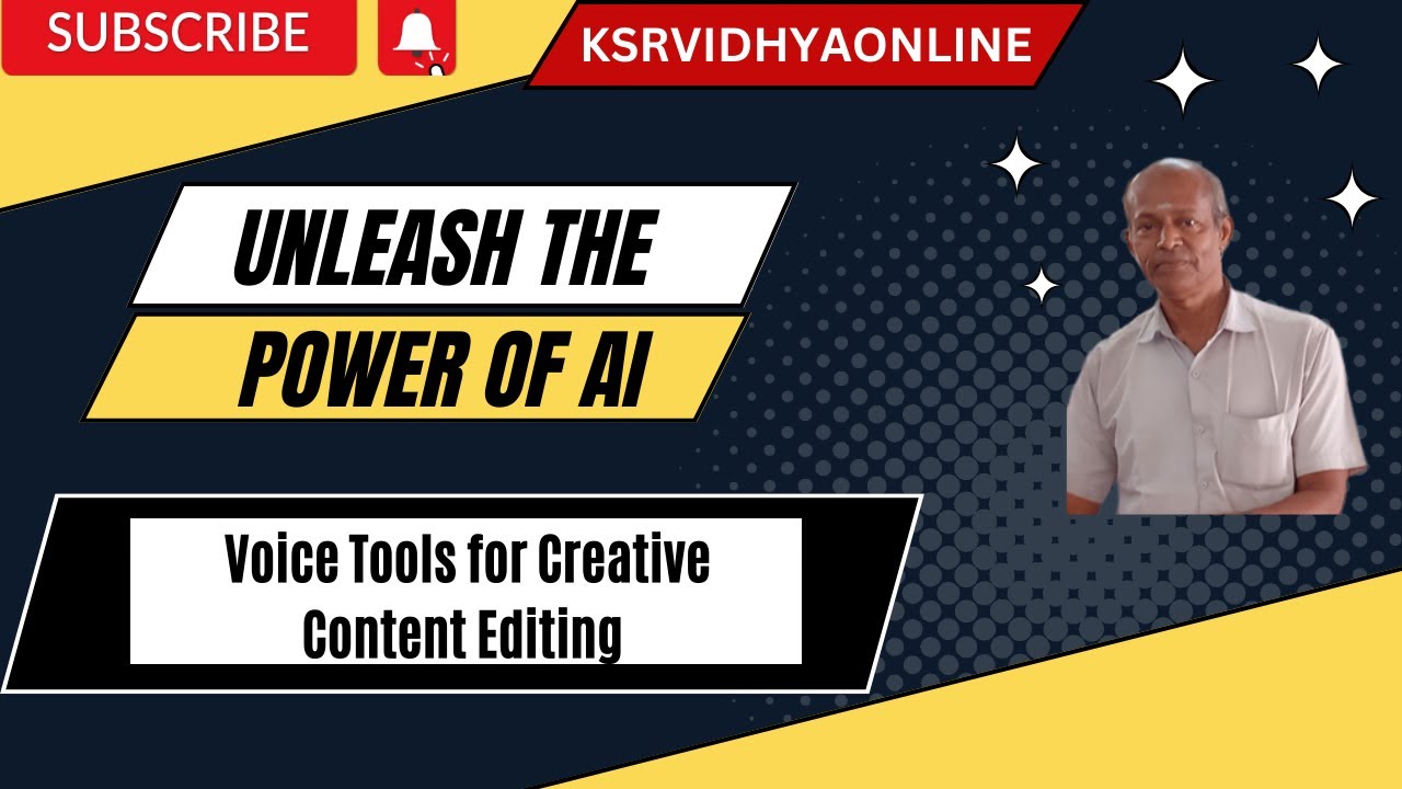 Voice Tools for Creative Content Editing - YouTube