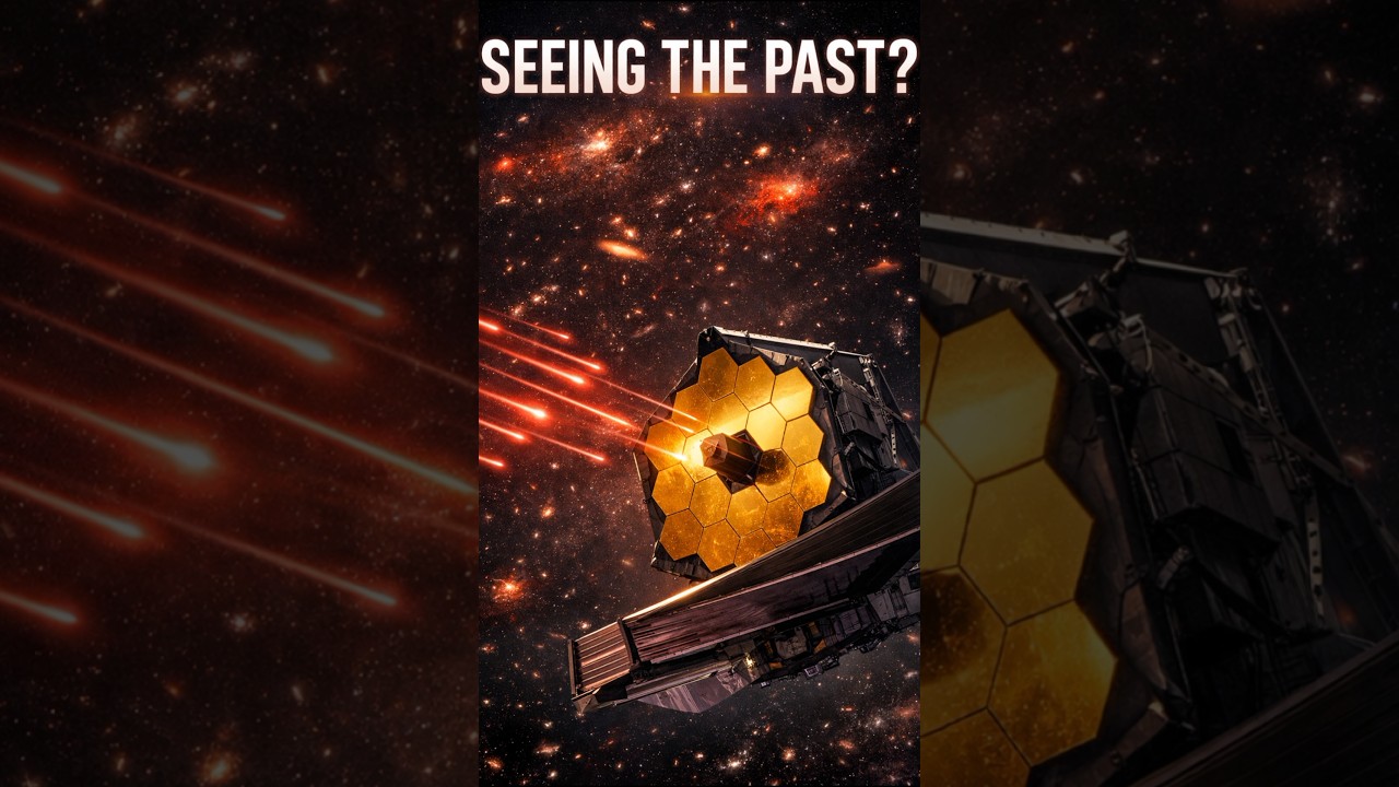 We’re not just looking into spacewe’re looking back in time The James Webb #JamesWebbTelesco #shorts