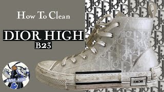 How To Clean Christian Dior B22 “White Silver” 