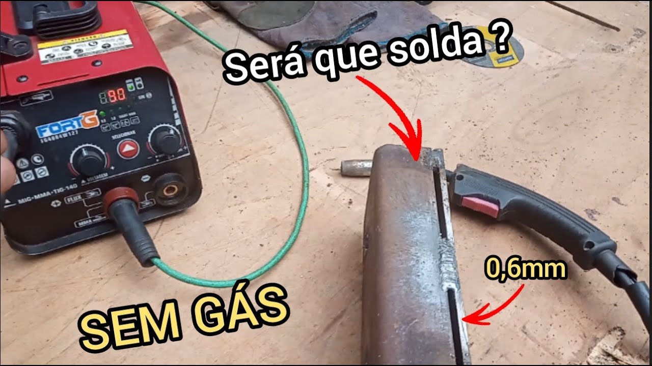 MIG SEM GÁS presta? Será que ela solda chapa grossa com resistencia e bom acabamento 