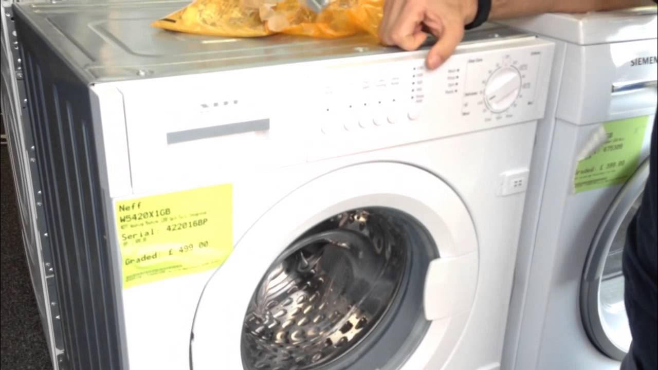 Why Cant you Put a Freestanding Washer Where a Built in one is ? YouTube