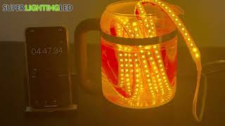 Sauna LED Light Strip High Temperature Resistance Test - Boiling Water | SuperLightingLED