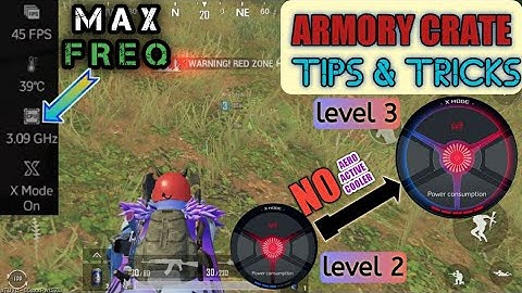 ASUS ROG 3 Armory Crate :: TIPS & TRICKS | How to use level 3 performance without aero active cooler