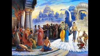 Dīpāvali: From Darkness to the Light of Dharma
On Sunday, November 12, 2023, one-billion followers of the religion of Sanatana Dharma will be celebrating Dīpāvali. On this day, we celebrate the return of Lord Sri Rama to His kingdom of Ayodhya, as well as the triumph of Light over darkness and evil. Join us for this very special livestream as we unite with Sri Dharma Pravartaka Acharya at the world headquarters/temple of the International Sanatana Dharma Society for this momentous Vedic holy day. Be with us as we usher in the Light of Dharma!
After offering the wooden shoes before Lord Rāmacandra, Bharata stood with folded hands, His eyes full of tears, and Lord Rāmacandra bathed Bharata with tears while embracing Him with both arms for a long time. Accompanied by mother Sītā and Lakṣmaṇa, Lord Rāmacandra then offered His respectful obeisances unto the learned brāhmaṇas and the elderly persons in the family, and all the citizens of Ayodhyā offered their respectful obeisances unto the Lord. (Srimad Bhagavatam, 9.10.39-40)
One cannot establish a friendship with the Supreme Lord Rāmacandra on the basis of material qualities such as one’s birth in an aristocratic family, one’s personal beauty, one’s eloquence, one’s sharp intelligence or one’s superior nation. None of these qualifications is actually a prerequisite for friendship with Lord Śrī Rāmacandra. Otherwise how is it possible that although we uncivilized inhabitants of the forest have not taken noble births, although we have no physical beauty and although we cannot speak like gentlemen, Lord Rāmacandra has nevertheless accepted us as friends? (Srimad Bhagavatam, 5.19.7)
We can only continue to produce these vitally important spiritual videos with your generous support. Please donate to our non-profit mission to share the light of positive spirituality with a suffering world. Please donate today:
http://dharmacentral.com/donate Dīpāvali: From Darkness to the Light of Dharma