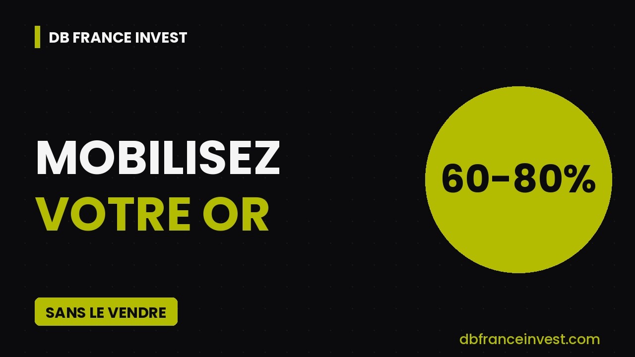 Financement sur or : mobilisez votre or sans le vendre