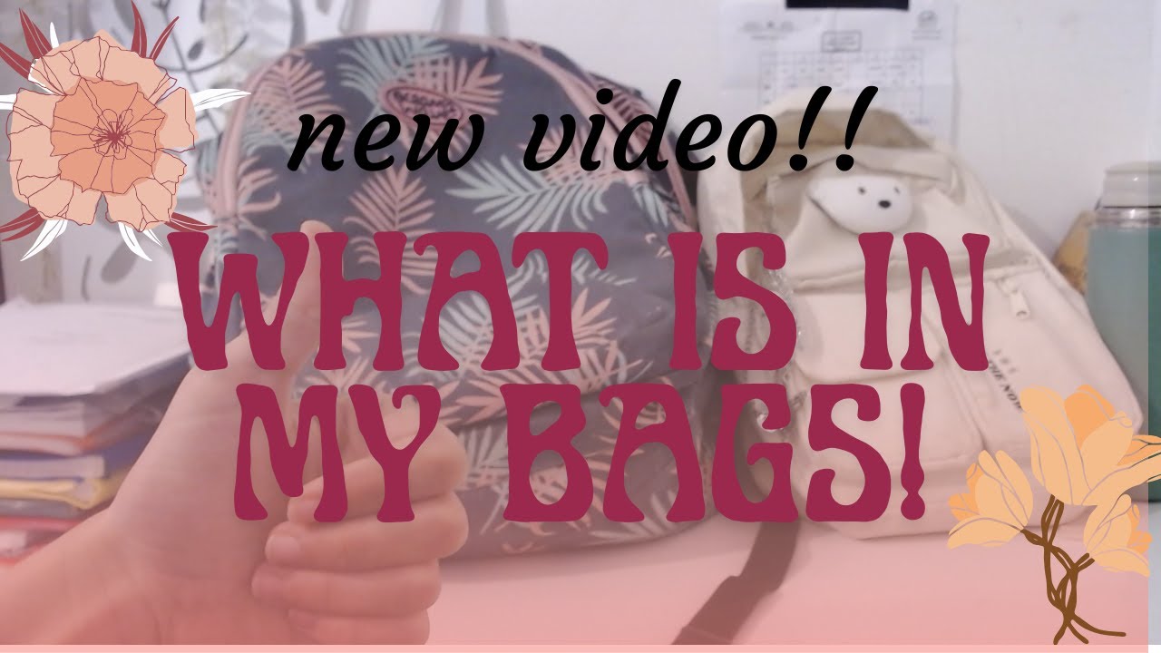 WHAT IS IN MY BAG!!!!