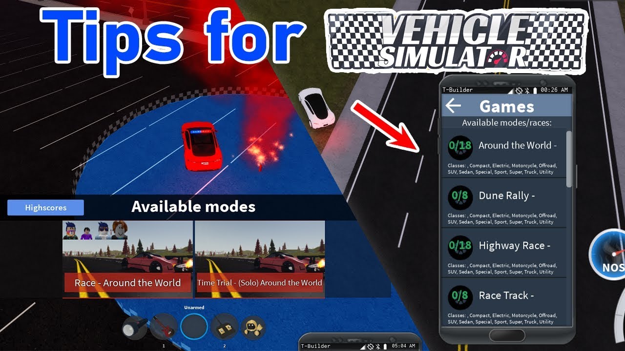 11 Tips For Roblox Vehicle Simulator Roblox Vehicle Simulator
