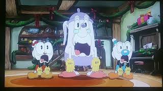 Cuphead & Mugman Crying About Their Burnt Christmas Tree