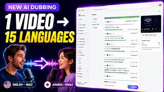How to Dub and Translate Videos with AI | VocalLab Tutorial