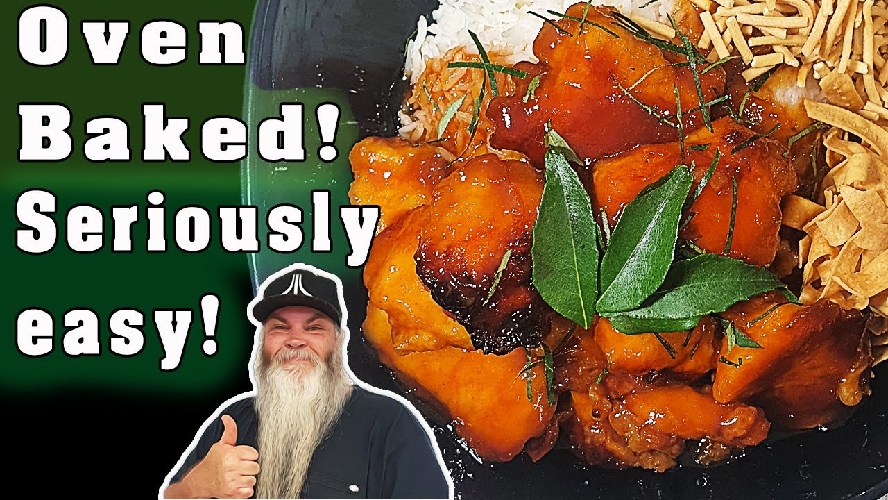 Oven Baked Sweet & Sour Chicken from Basic Ingredients. Kids Love It