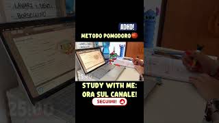 Studiamo insieme con il metodo pomodoro | ADHD edition