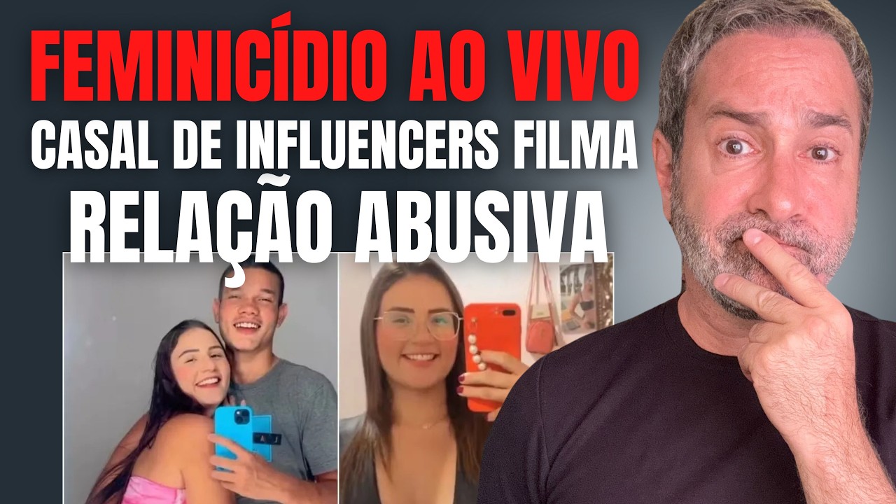 RELAÇÃO ABUSIVA FILMADA - INFLUENCIADOR MATA INFLUENCIADORA - ERA TUDO PARA TER AUDIÊNCIA? COMENTADO