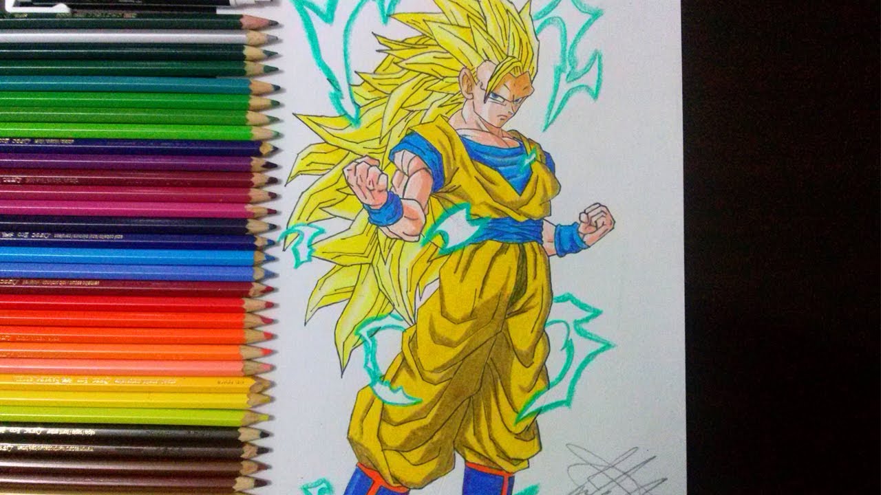 Como Desenhar GOKU - dragon ball Z