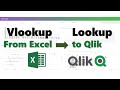 How to use Lookup in Qlik Sense - same as Vlookup in Excel