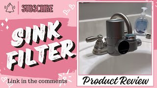 HOMELODY Faucet Mount Water Filter REVIEW Easy install screenshot 2