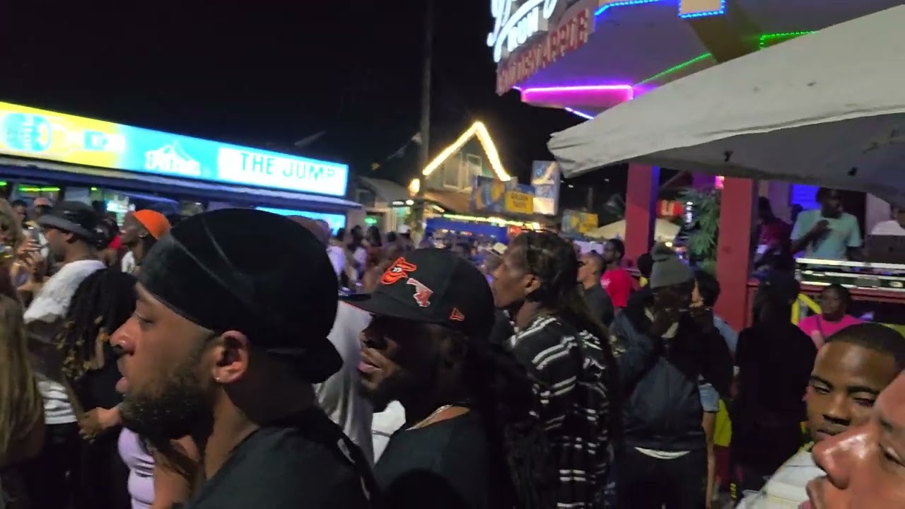 Saint Luica Friday night street party.  April 4, 2025