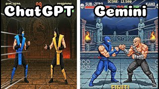 Chatgpt Vs Gemini Make Mortal Kombat From Scratch