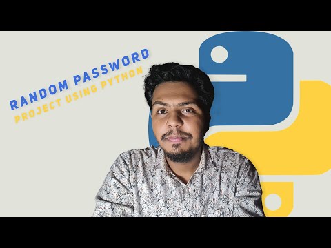  Random Password Making project using python
