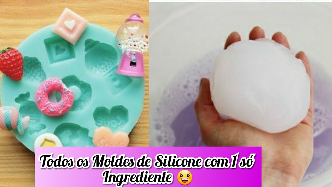 Todos os Moldes de Silicone com Apenas 1 Material