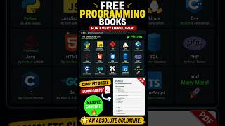 FREE Programming Books Every Developer Needs 🔥 #shorts