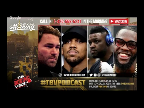 🚨Deontay Wilder “Shakes his Head” @ Anthony Joshua vs Jarrell Miller😱Frank Warren Rips Eddie Hearn😳