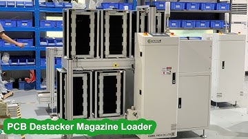 Automatic  PCB Magazine Destacker Loader is used for loading the bare boards and PCB