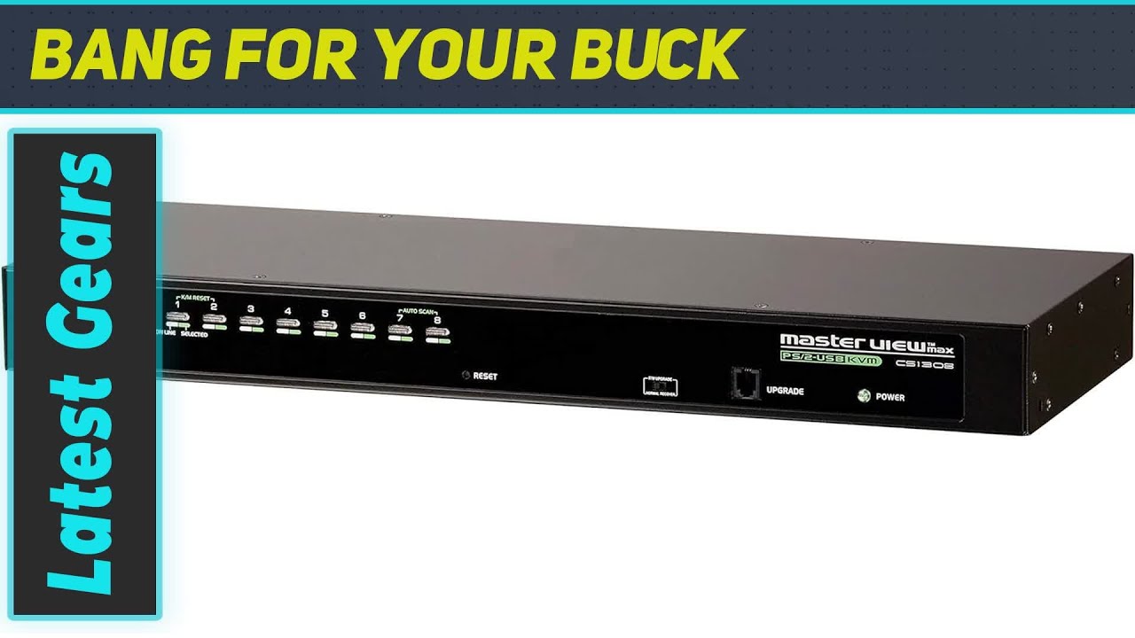 ATEN 8-Port USB/PS2 Combo KVM Switch CS1308: The Ultimate KVM Solution ...