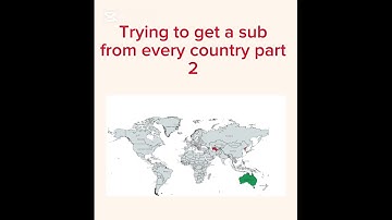 Trying to get a sub from every country #randomcountries