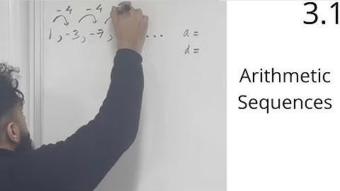 Edexcel A Level Maths: 3.1 Arithmetic Sequences