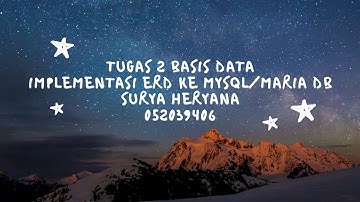 TUGAS 2 BASIS DATA - SURYA HERYANA 052039406
