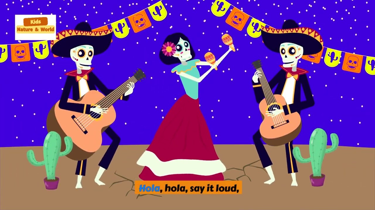 🇲🇽 Mexico for Kids: Fun Song with Aztec, 🌮 Food & Animals