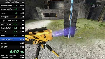 [WR] The Talos Principle - Rebirth 60FPS Any% in 9:02 IGT / 9:36 RTA