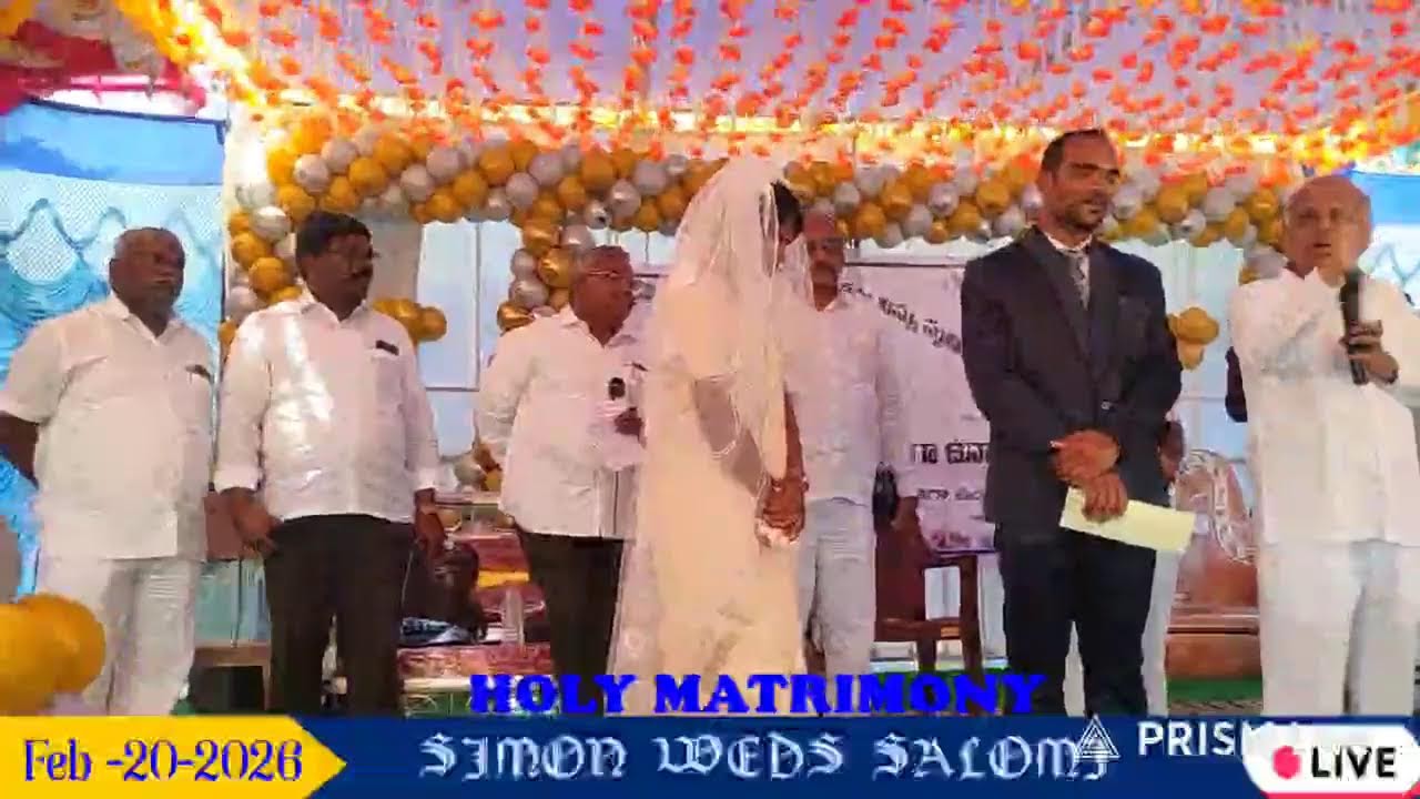 HOLY MATRIMONY OF SIMON&SALOMI BRO.ANDREWS GS SANGAREDDY HYD