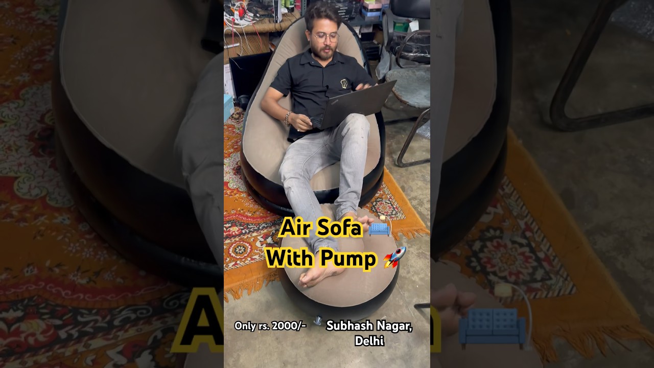Air Sofa with pump only 2000 rs ❤️✅😱 