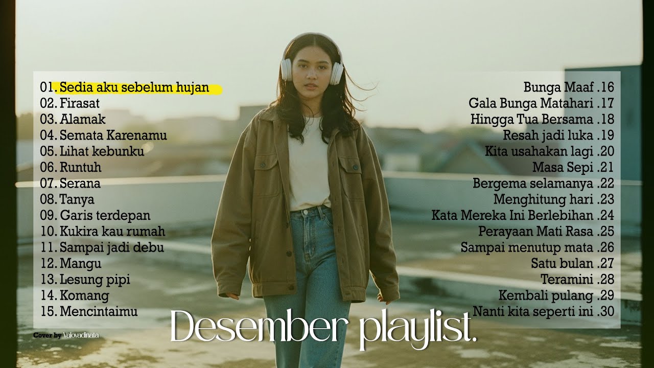 Lagu Santai Pop Hits Indonesia ~ Lagu Terbaru 2025🤍🎧 | Sedia Aku Sebelum Hujan, Alamak 💗🍃