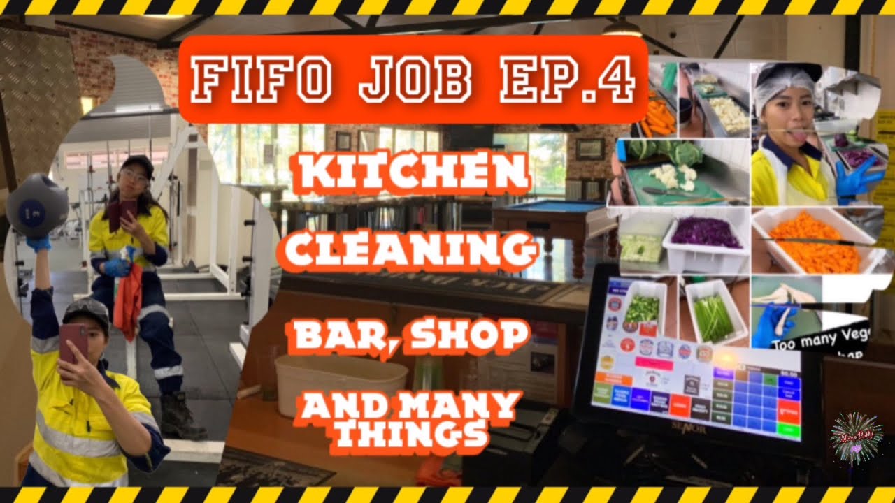 FIFO job EP.4 several role swing Kitchen hand, Room cleaning, Shop