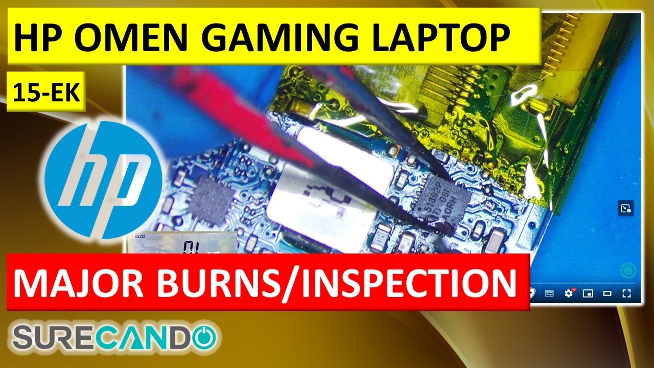 HP Omen 15-EK Burn Damage: A Guide to Inspection & Potential Repair Options