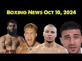 Boxing News Arthur Beterbiev, Jake Paul, Chris Eubank Jr, and Tommy Fury