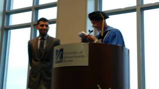 Jahdiel Perez - Umass Boston Honors Convocation Award Ceremony