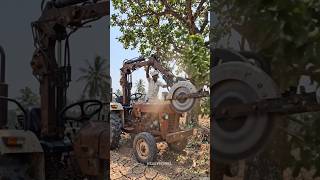ഈ ട്രാക്ടർ കണ്ടാൽ ഞെട്ടും 🔥 മരക്കൊമ്പ് വെട്ടൽ ഇനി സെക്കൻഡുകൾക്ക്! Tree cutting machine kerala