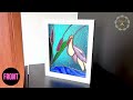 Stained glass creation - stork