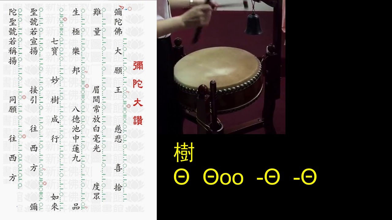 彌陀大讚  (含正板拍子及花鼓板眼)