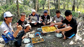 FISHING FOR A MIN AND COOKING THIS IN THE FOREST