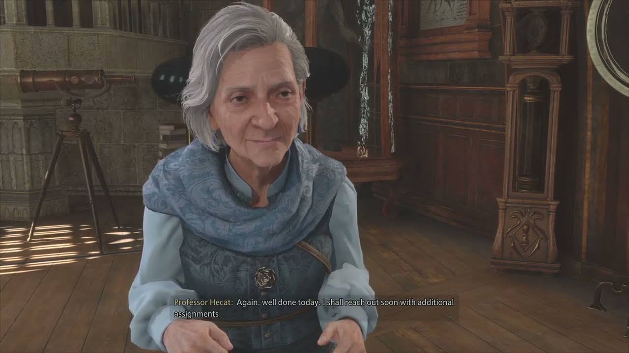 Defence Against the Dark Arts first class / Professor Hecat intro - Hogwarts Legacy