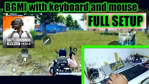 How to play BGMI with keyboard and mouse in Mobile/BGMI with keyboard and mouse in Mobile full setup