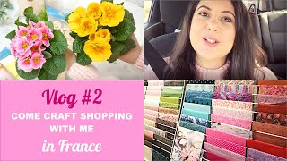 VLOG Behind The Scenes | Easter Craft Shopping in France | Cultura Haul | Vlog No.2