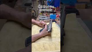 1911 Handgun Reassembly #1911pistol #guns