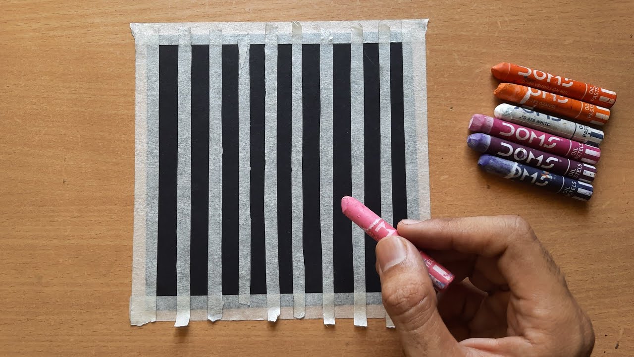 Drawing beautiful sky on black paper with oil pastels YouTube