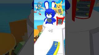 HELP! Battery Sonic vs Pikachu in Battery Run 🎮  #sonicthehedgehog #sonic #shorts